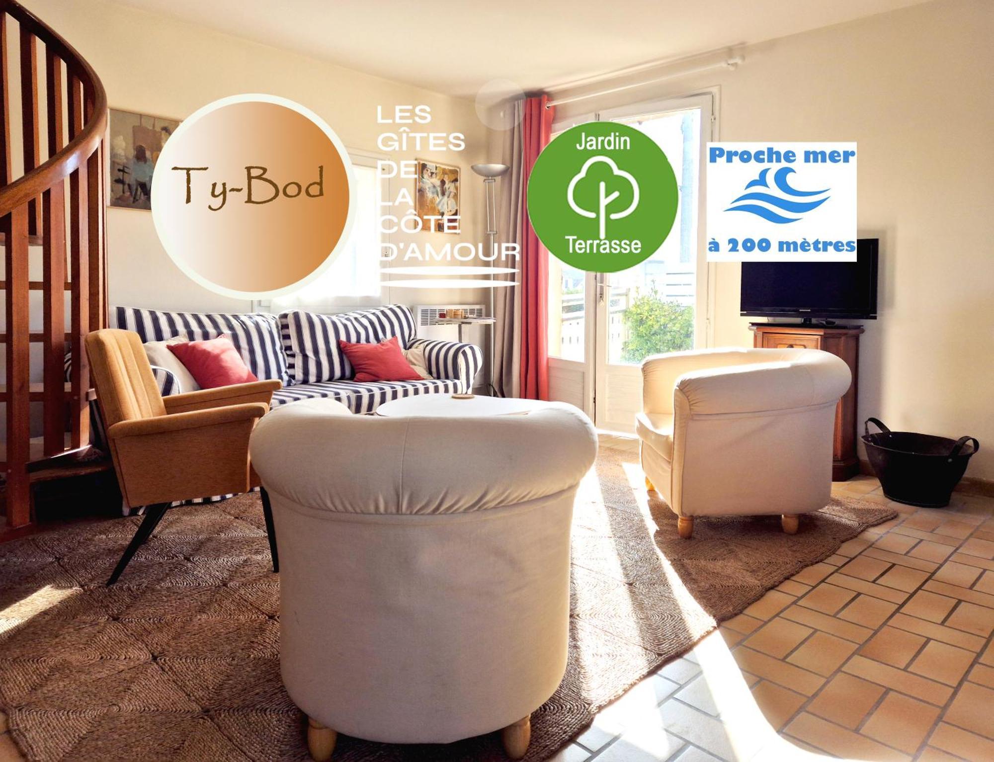 Ty-Bod Les Gites De La Cote D'Amour Batz-sur-Mer Εξωτερικό φωτογραφία